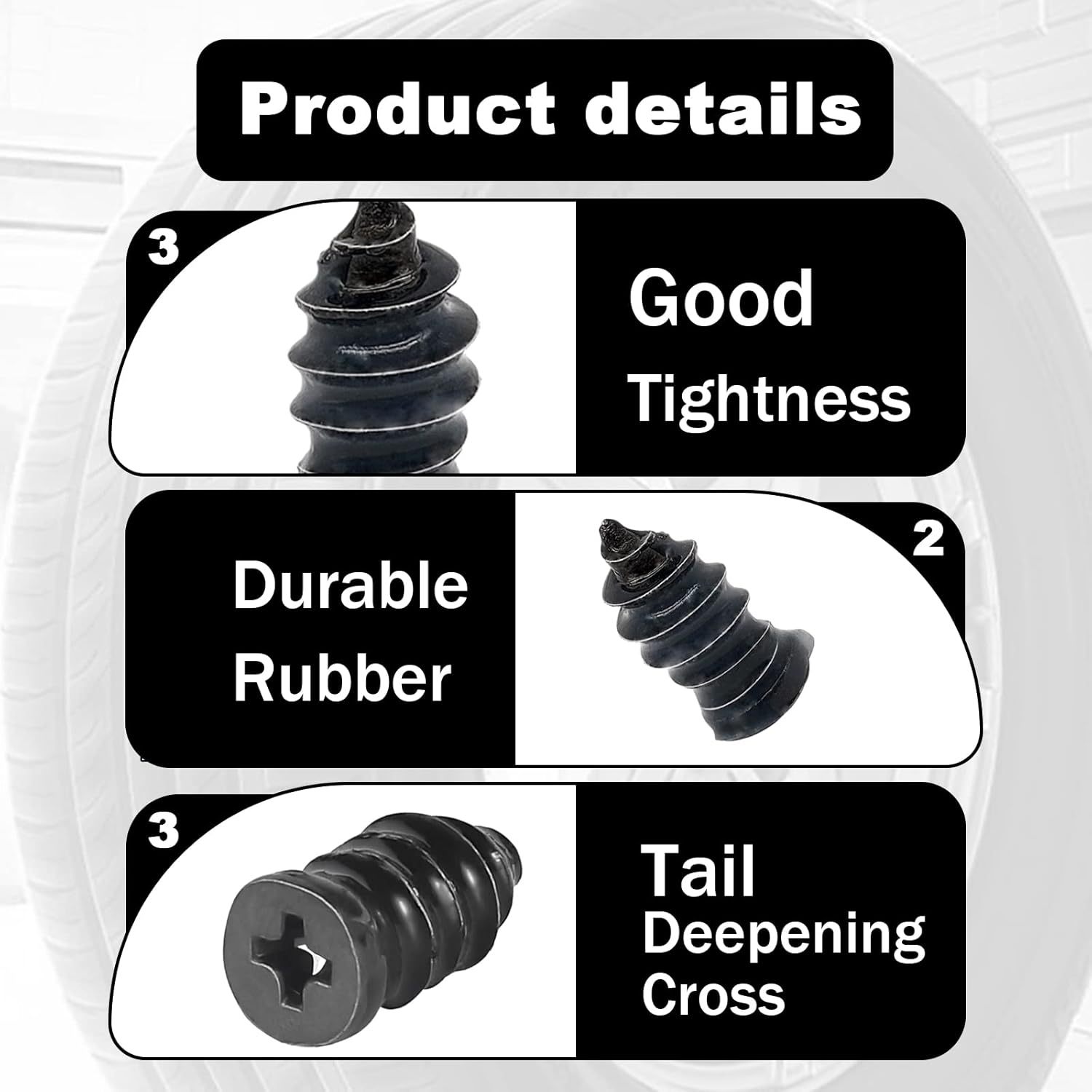 Trailside Tire Plug Kit, 60 Piece - Image 7